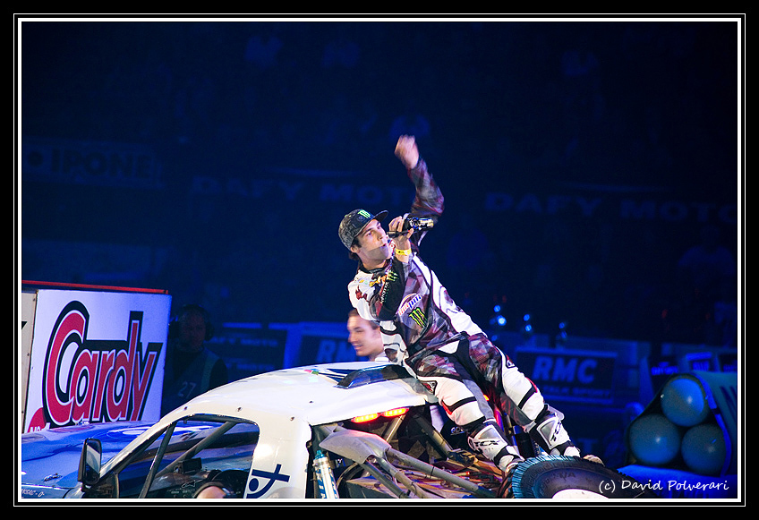 présntation de spilotes du supercross de bercy 2009